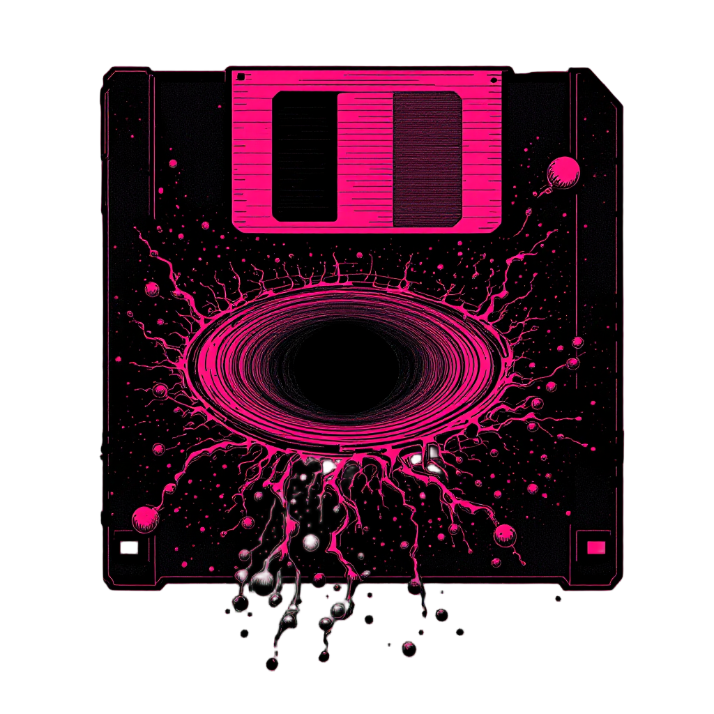Digital Decay Eye of Chaos