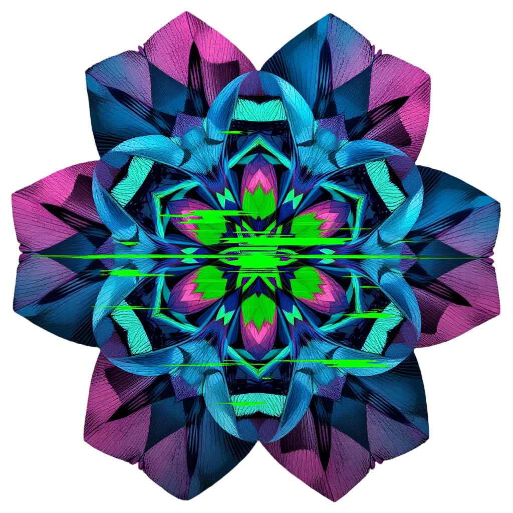 Neon Lotus Awakening